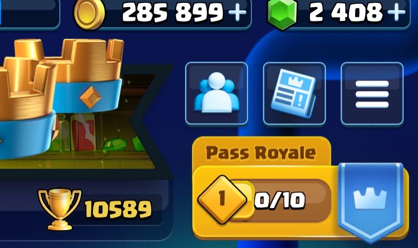 Conta de clash Royale 10 k troféus