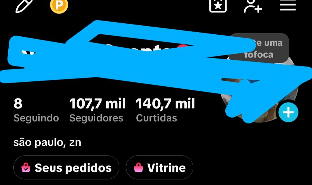 Conta 100K tiktok shop/live