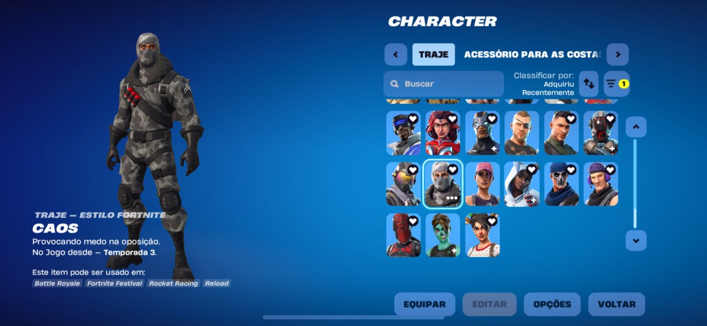 CONTA FORTNITE SKINS RARAS: TRAVIS ESCOOT, REVERSA NEO ENTRE OUTRAS