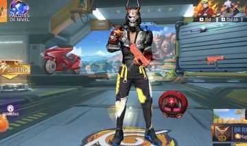 Conta FF com ump e xm8 atributadas entre outras skins
