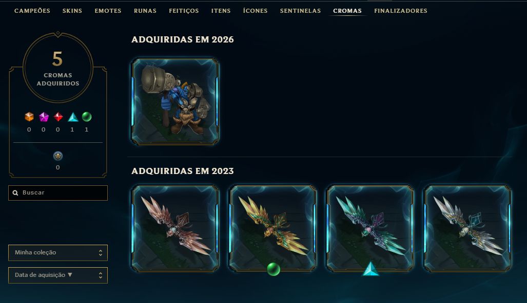 [Entrega Automática] Conta Lol Platina, 42 Skins, Upada À Mão, 7K Ea, 100%Segura