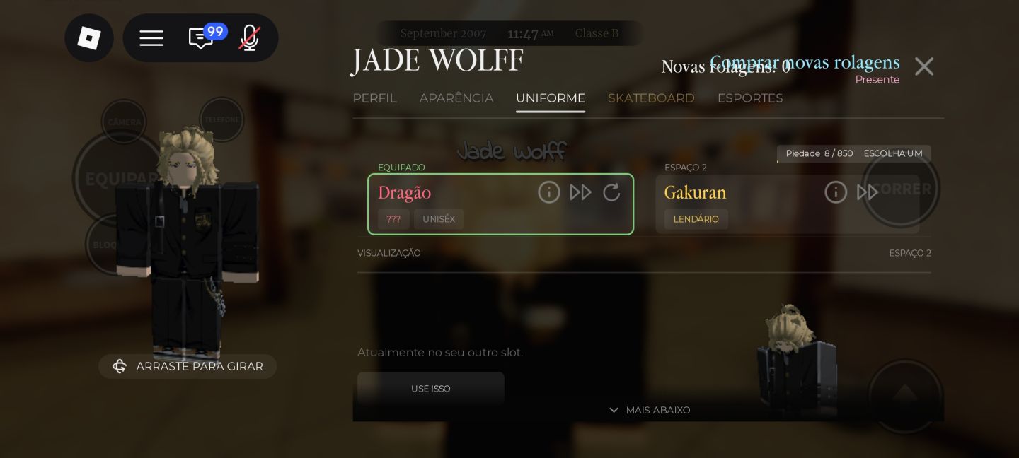 Conta Rara com Altura de 2M de Gakuran