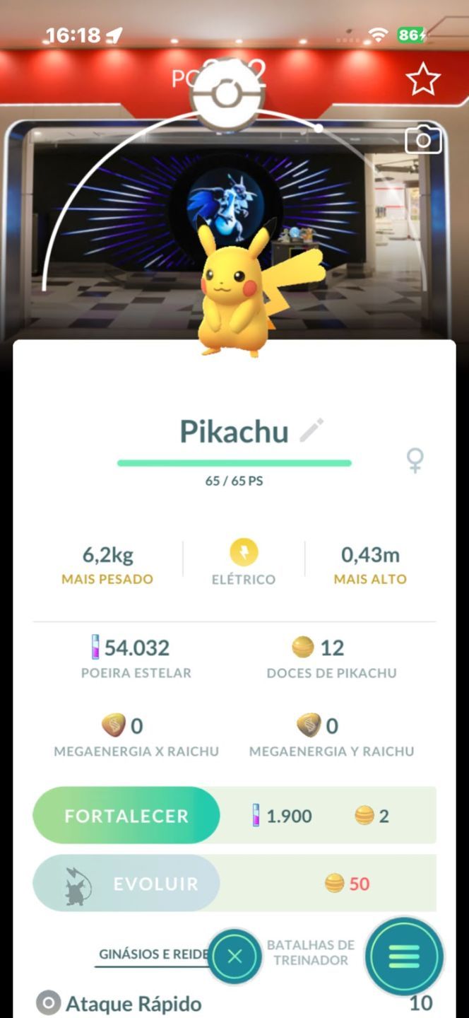 CONTA POKÉMON GO - LENDÁRIOS E FUNDOS ESPECIAIS 2