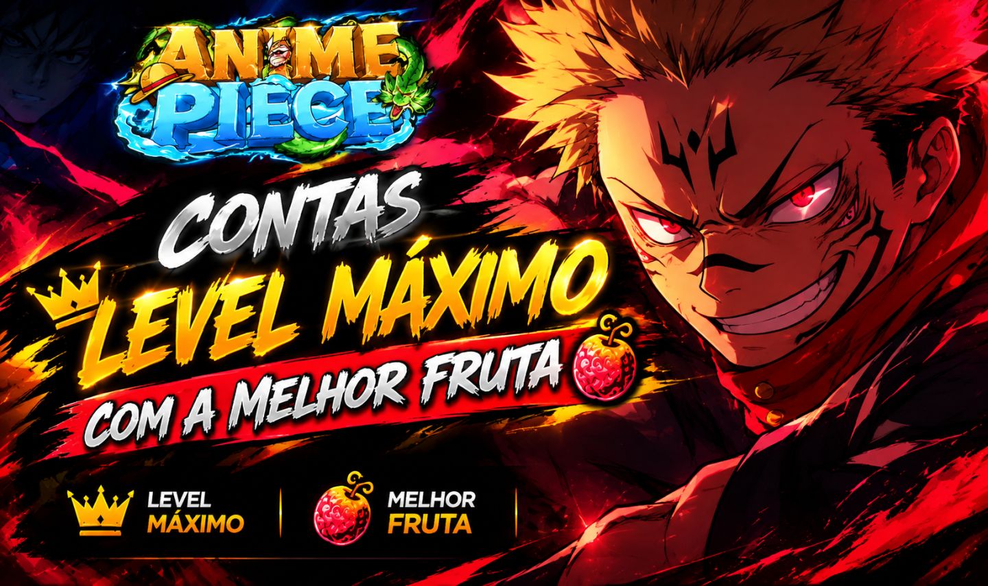 Anime Piece | Contas Level Máximo com Frutas | ENTREGA AUTOMATICA