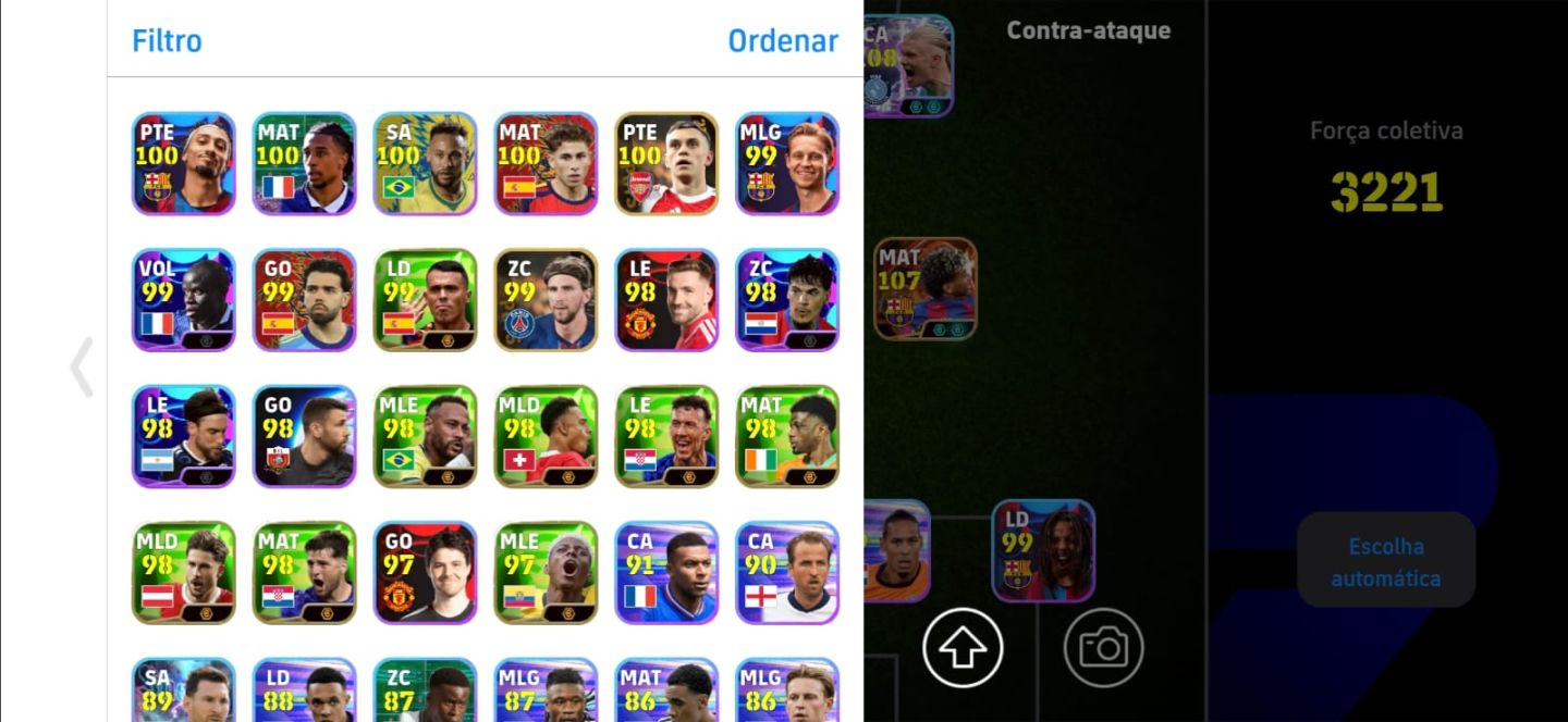 Conta com Cristiano ronaldo e yamal big time