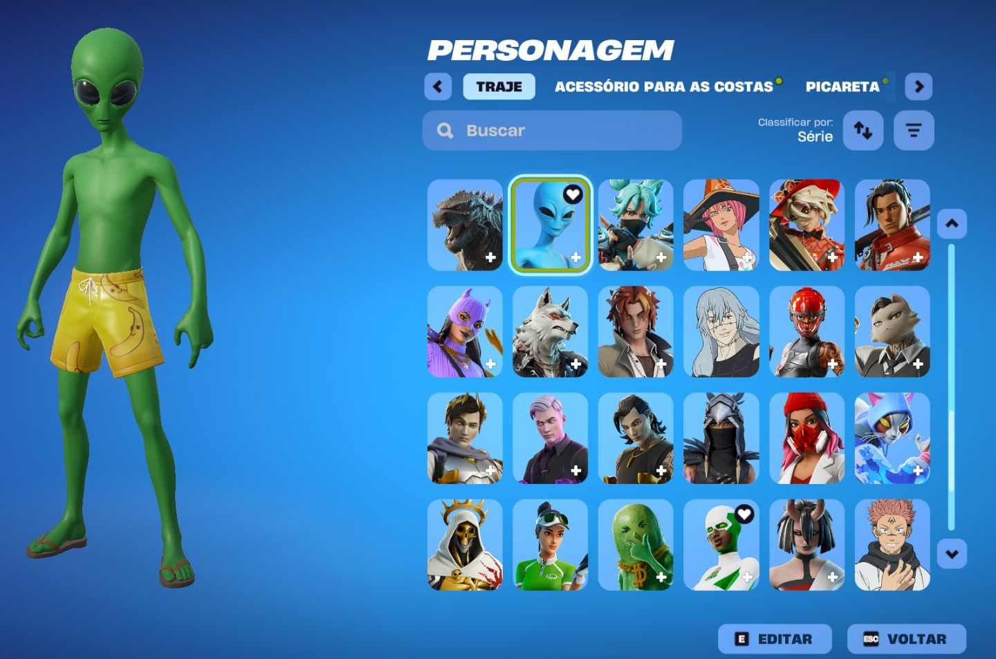 Conta com skins lindas gastos 1250 reais!!! full acs