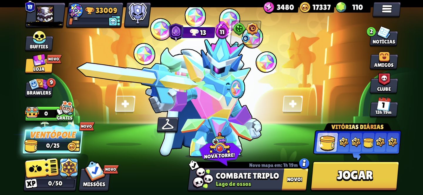 Conta Brawl stars gemada e antiga!!