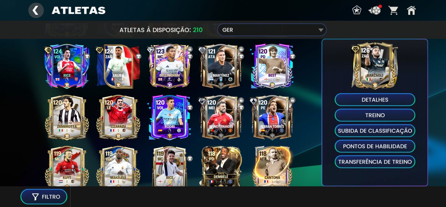 Vendendo conta top de fc mobile/antiga