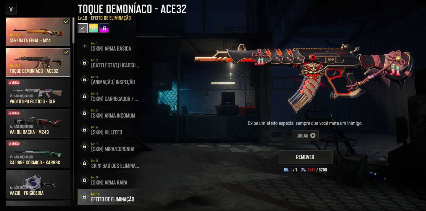 CONTA PUBG PC | 2 Progressivas M24 Serenata Final + ACE32 Toque Demoníaco