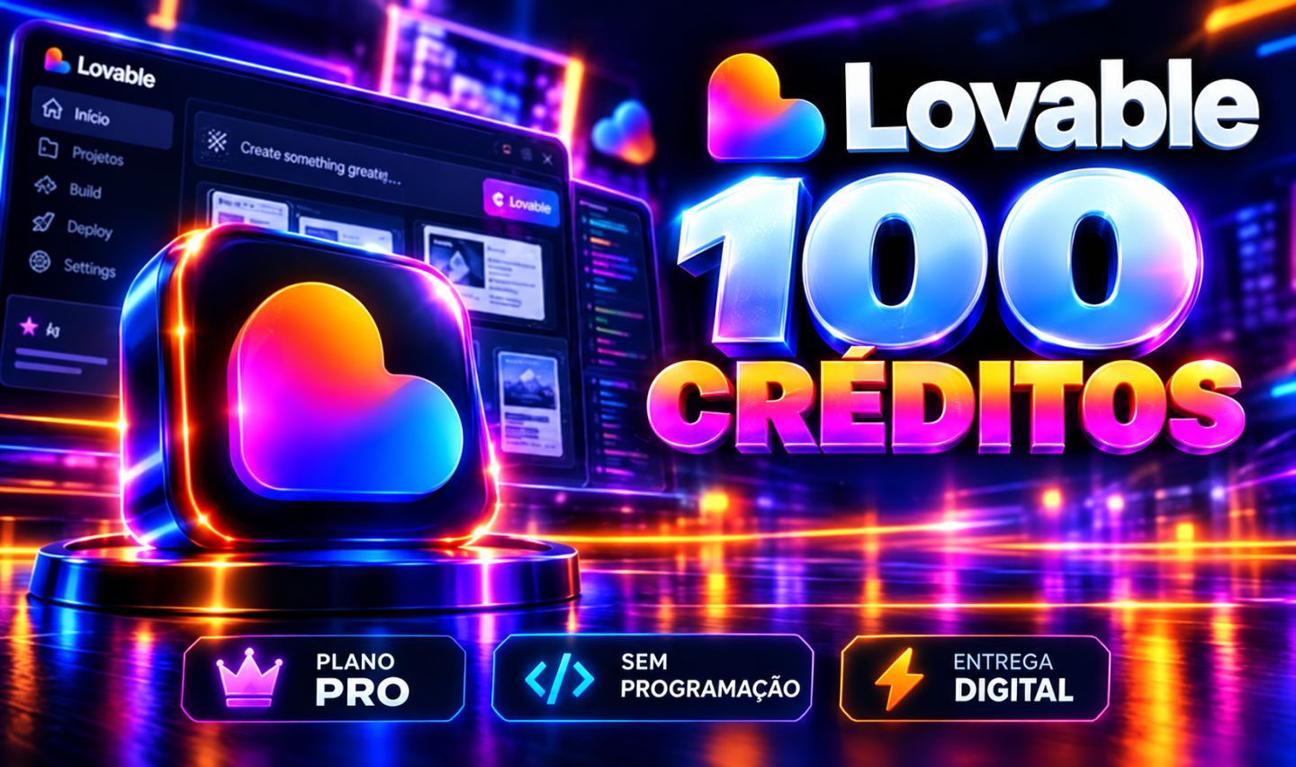 [PROMOÇÃO] CONTAS LOVABLE.DEV AI COM 100 CRÉDITOS