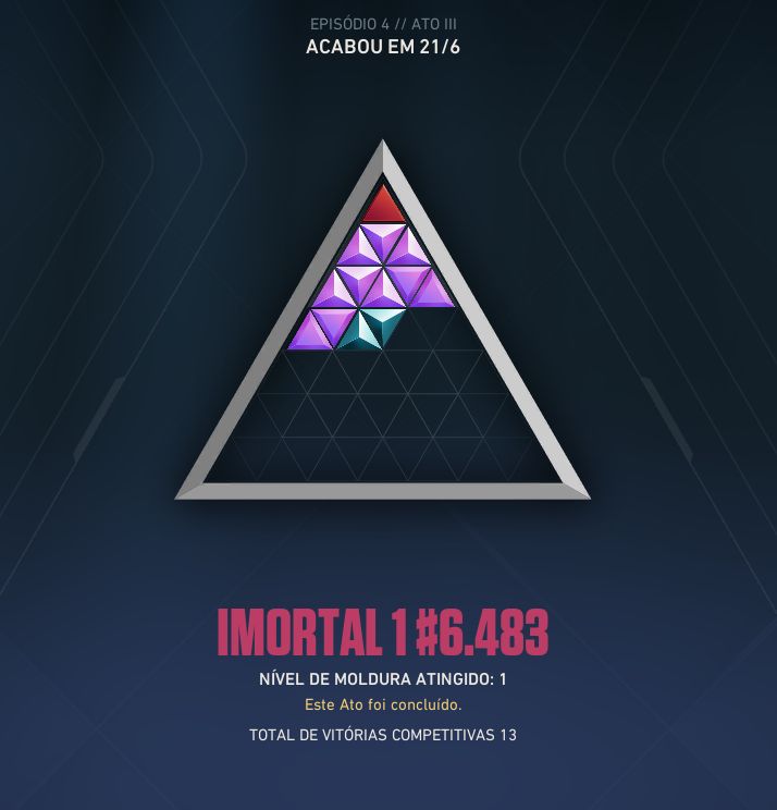CONTA IMORTAL EP4 MMR MUITO ALTO (ADAGA DELIQUIO)