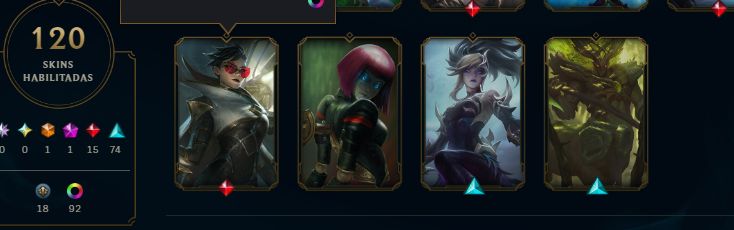 Conta League of Legends Nível 348 | 120 Skins | Ouro 4 | Ótimo Custo-Benefício