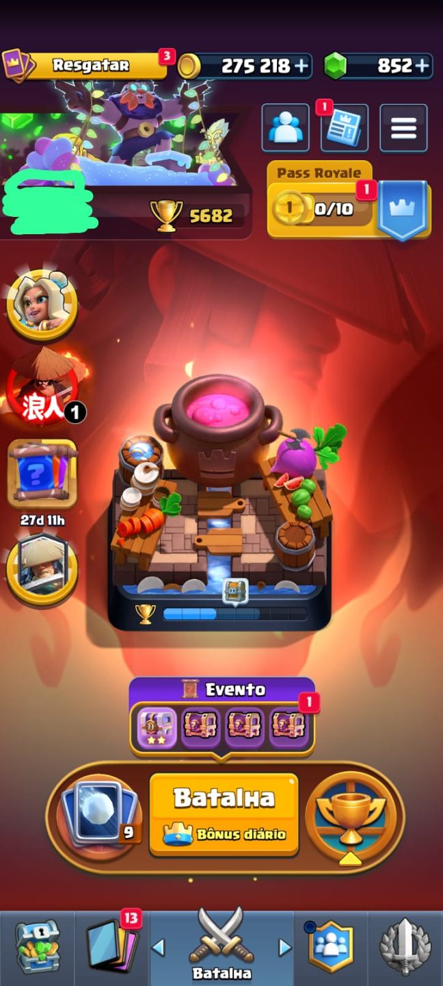 Conta para iniciantes de clash Royale