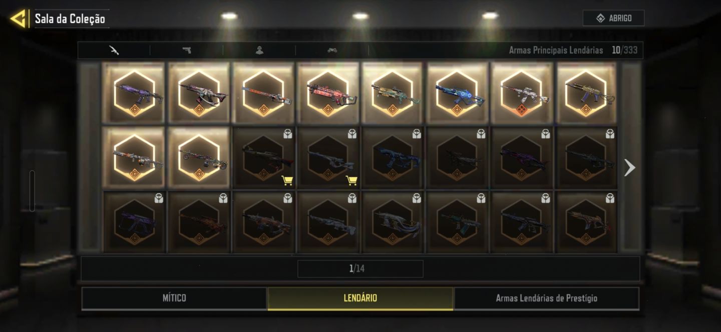 Conta cod mobile com 3 miticas