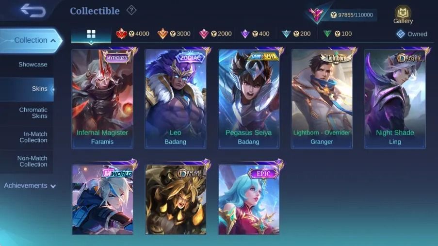 Legend Gusion - KOF Aurora - LuckBox Eudora+Zhask+Selena+Kimmy