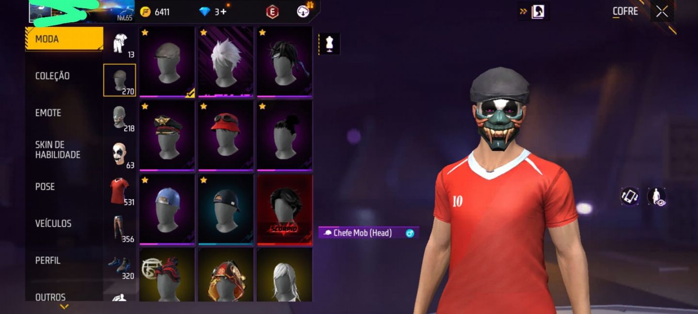 CONTA DE FREE FIRE PARA GEMADA