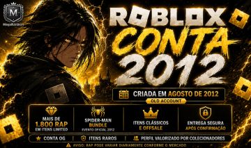 Conta Roblox 2012 | 1.800+ RAP | Spider-Man 2012 Bundle + Itens Clássicos