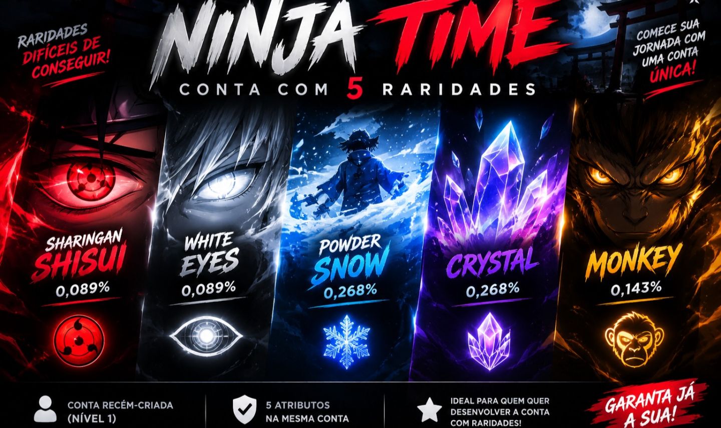 Conta Roblox - Ninja Time