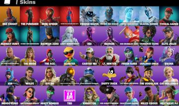 CONTA FORTNITE COM HOMEM-ARANHA UM NOVO DIA KIM KARDASHIAN E MACHADO DOCE