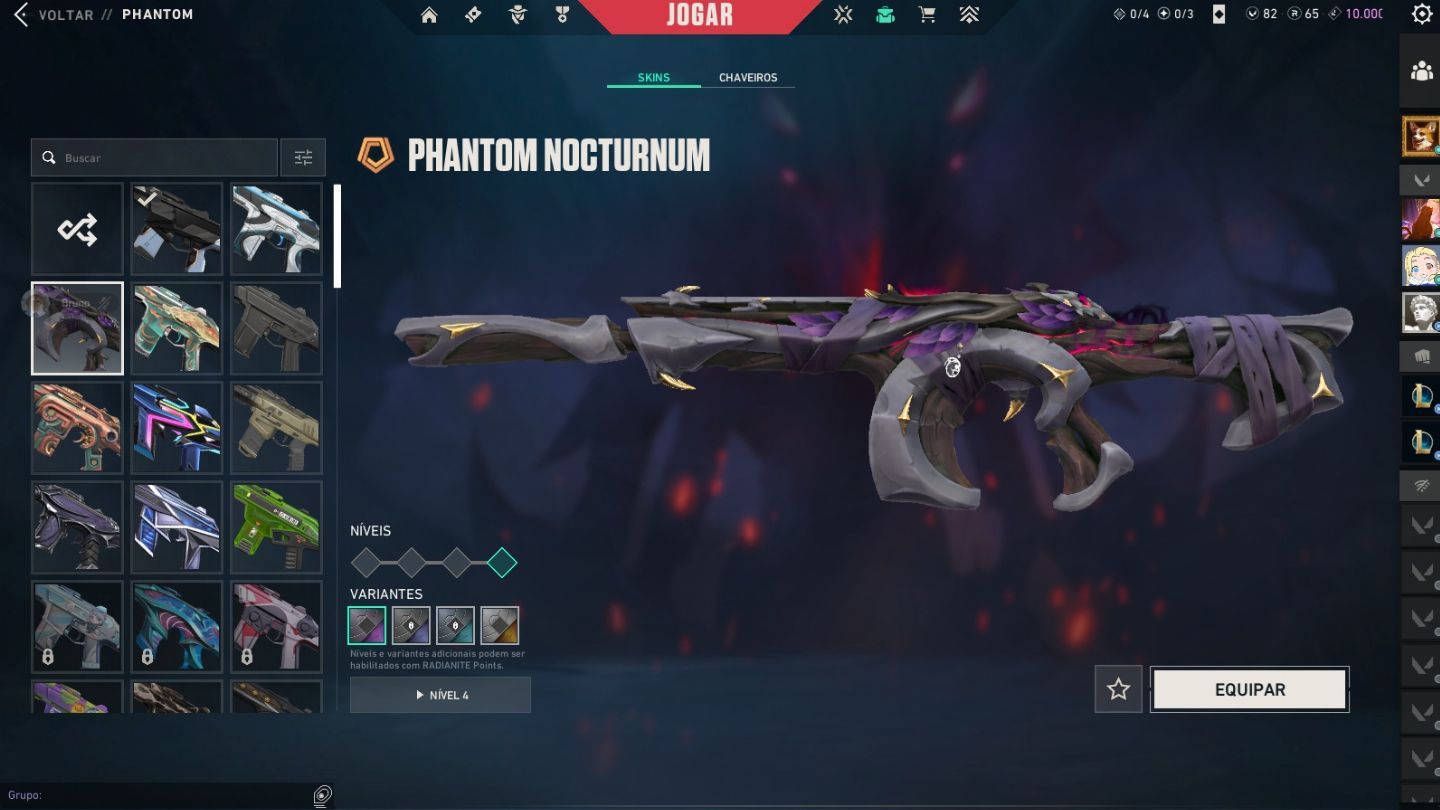 CONTA COM + DE 30 SKINS COMPRADAS - ARCANE, RGX, NOCTURNUM.
