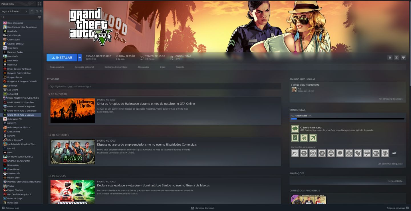 MELHOR CONTA STEAM!!! PROMOÇAO!!