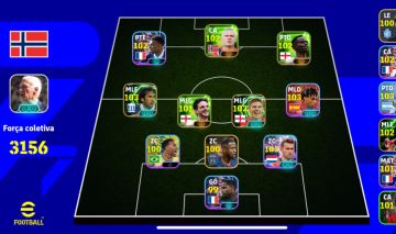 CONTA EFOOTBALL COM PACK DA FRANÇA + TIME BRABO!!