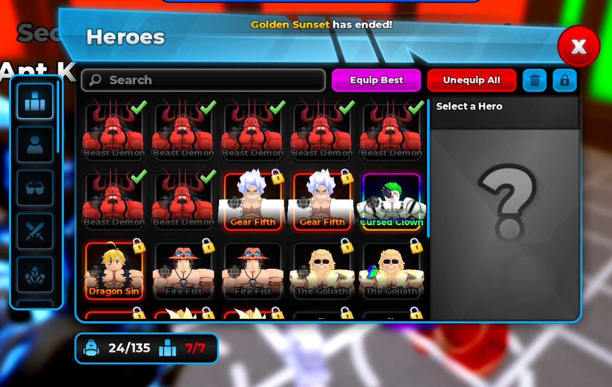 Conta Anime Breaker Simulator Endgame op META!!