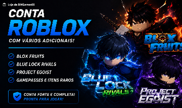 Conta Roblox com itens limitados e gamepass