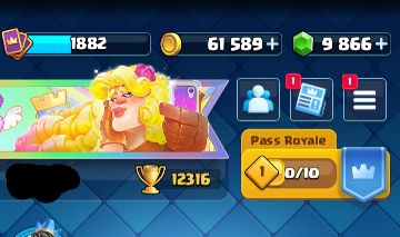 Conta de Clash Royale, COC e Brawl (+info na descrição)