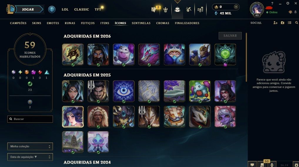 Conta main sup peel | diamante 4 com 69% de WR !