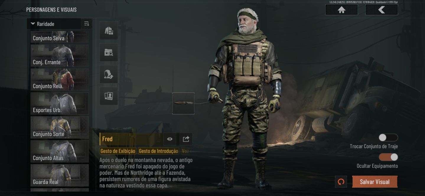 Skins de arma de personagem melhor