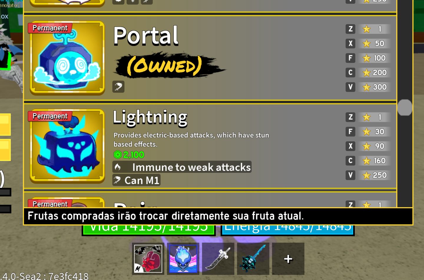 CONTA BLOX FRUITS! CONTA BLOX FRUITS LEVEL MÁXIMO