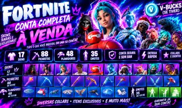 CONTA FORTNITE - 15k V-BUCKS GASTOS - FULL ACESSO - ENTREGA IMEDIATA