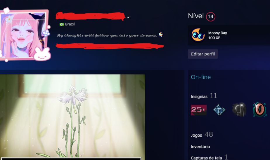 Conta steam com diversos jogos + prime do CS2