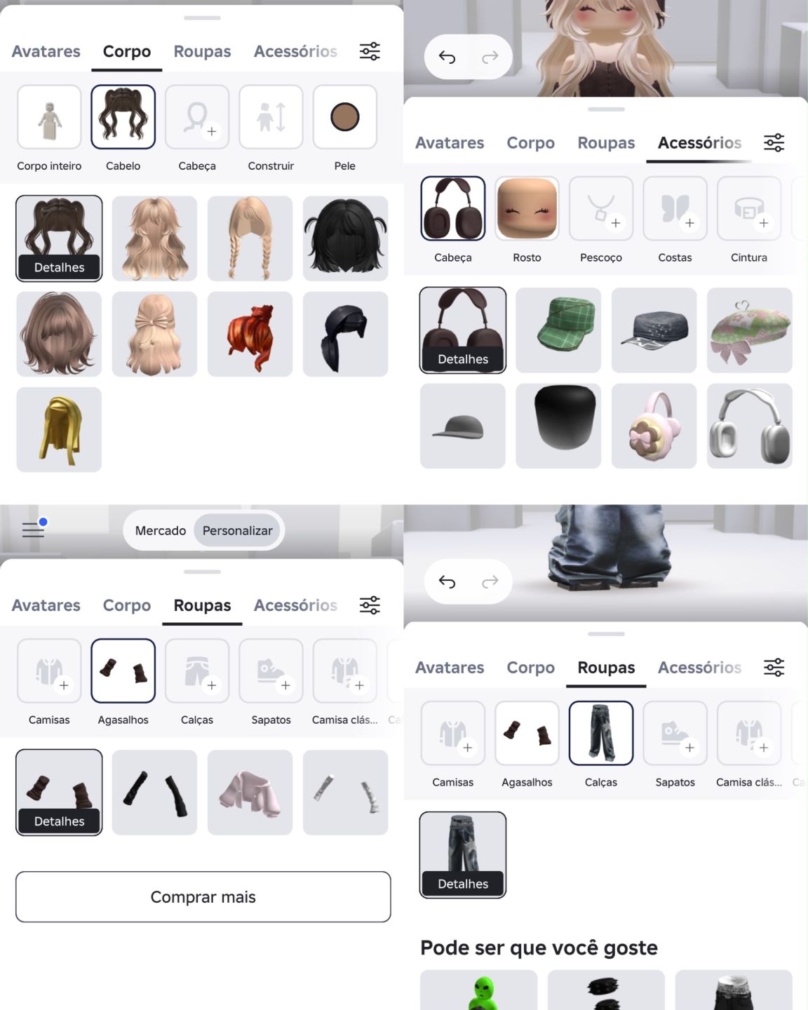 CONTA DE ROBLOX 1K ROBUX GASTOS EM SKINS