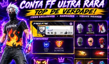 CONTA FREE FIRE MÍDIA DEMAIS (PROMOÇÃO IMPERDÍVEL)
