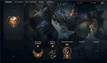 OURO 2 | MMR ALTO | RENGAR SENTINELA | APENAS 1 JOGO | 44 CAMPEÕES [FULL ACESSO]