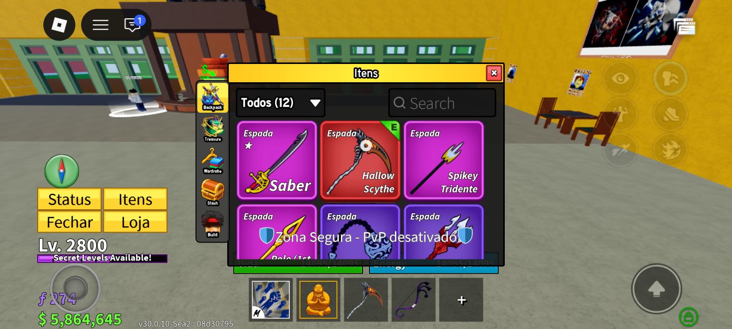 (PROMOÇÃO)BLOX FRUITS | LVL MAX + GOD HUMAN + FRUTAS MITICAS E MAIS
