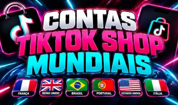 Contas Tiktok Shop Mundiais