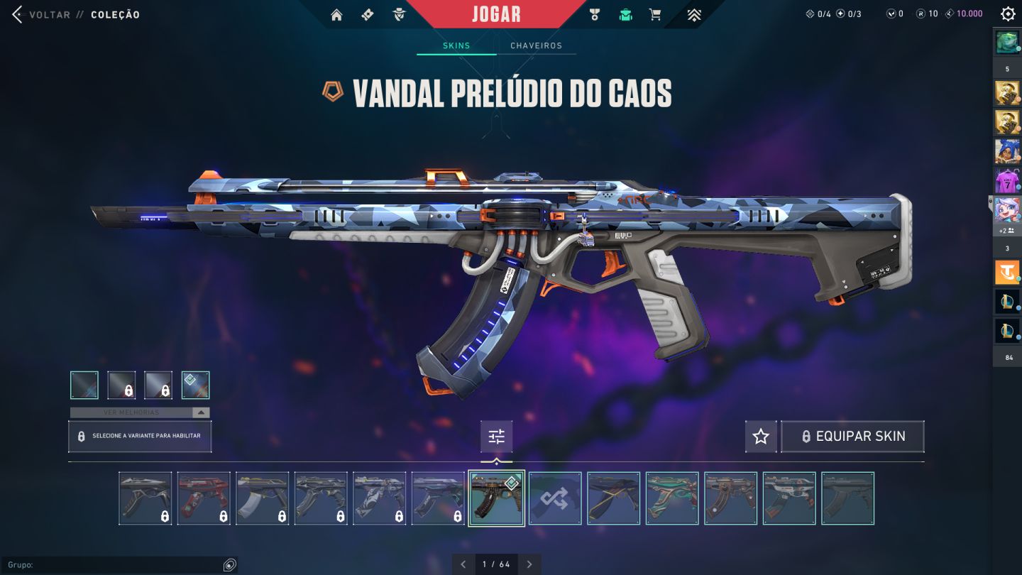 Conta de valorant Ascendente 2 com 5.500 gastos
