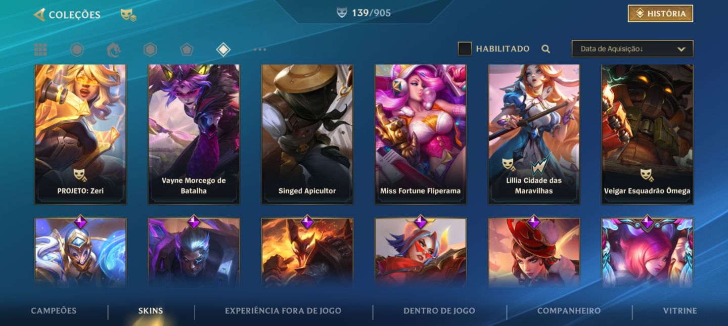 Conta de wild rift