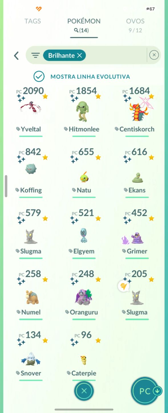 Conta Nível 48 com Yveltal 100%