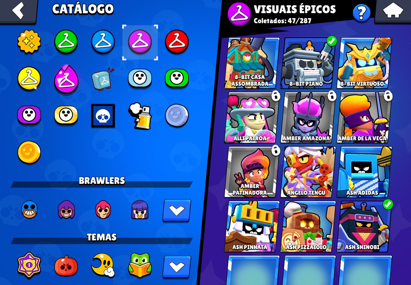 Brawl Stars | 20k Troféus | 76 Brawlers | Skins Raras e Exclusivas