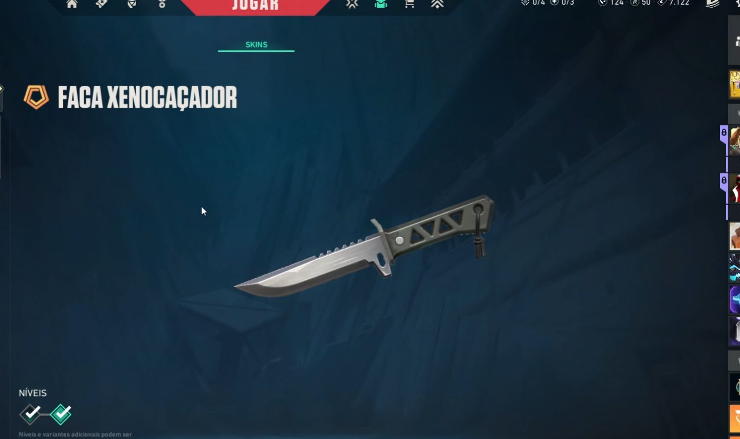 Conta Valorant com Xenocaçadora e muitas skins
