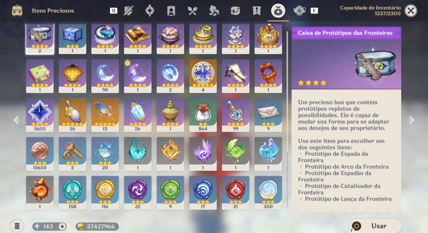 Conta End Game com 2083 dias logados AR60, e muitos personagens e armas
