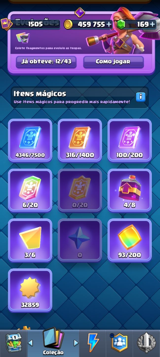CONTA CLASH LVL 15 10K500 TROFÉU 12 EVOS (ACEITO PROPOSTAS!)