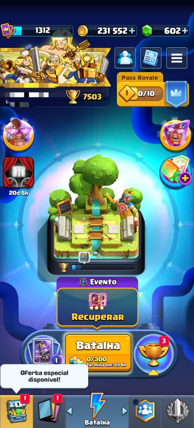 Conta de Clash Royale com 10 anos!!!! 10 aninhos, antiga dms