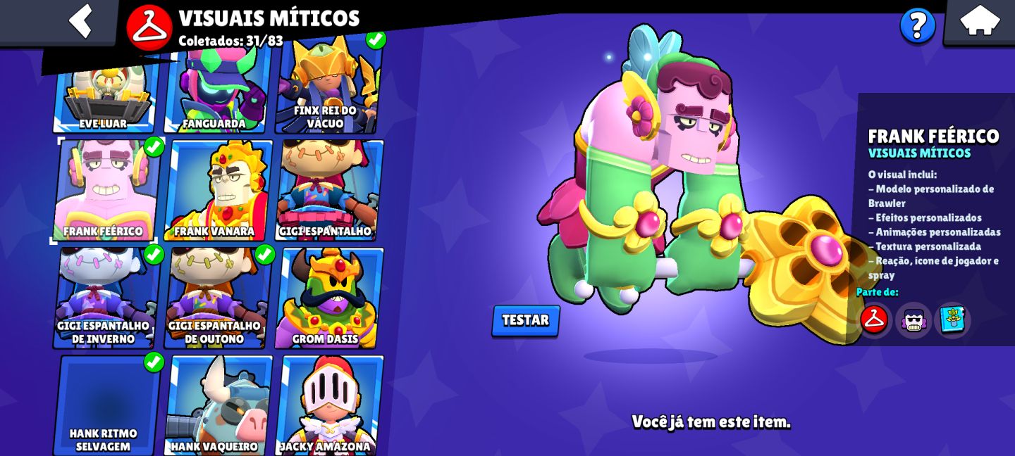 Conta Brawl Stars 26K troféus