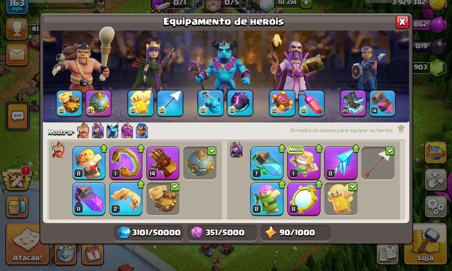 CONTA CV17 RUSHADA COM TODOS EQUIPAMENTOS