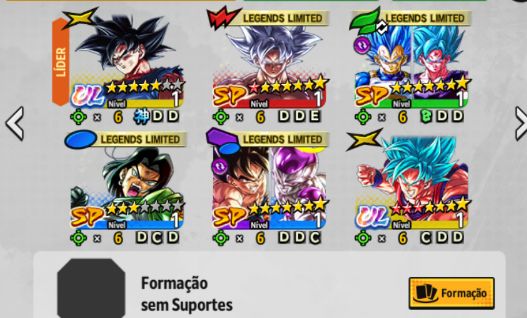 2 ULTRAS + LFS ESTRELADOS DRAGON BALL LEGENDS